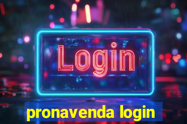 pronavenda login